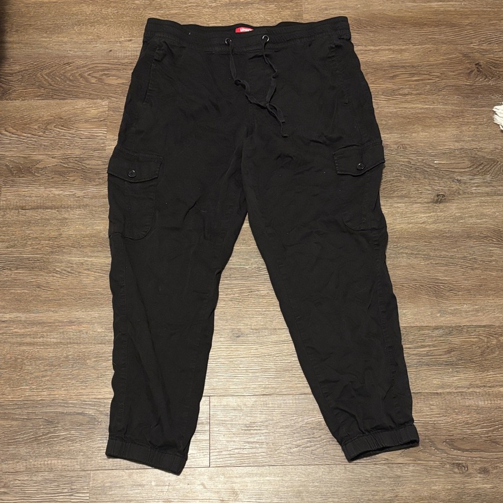 black unionbay cargo joggers